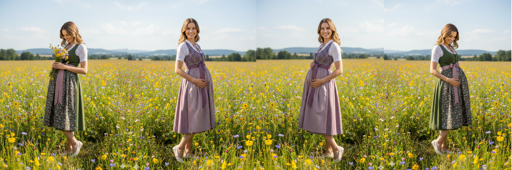 Umstandsdirndl auch bei Berwin