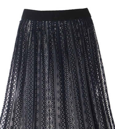 Spitzenschürze mit Stretch-Band und Schliesse