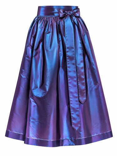Klassische Taft-Dirndlschürze – 77 cm
