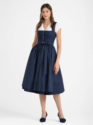 Dirndlbluse aus besticktem Shirtstoff