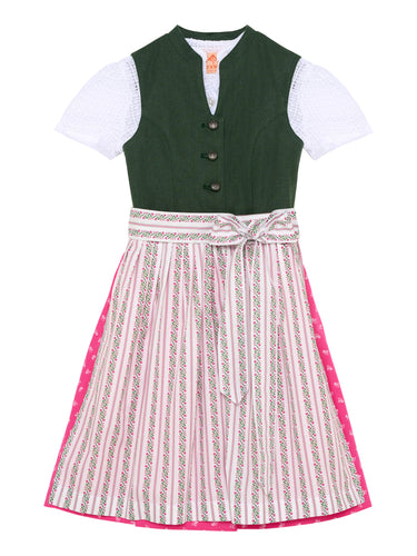 Dirndl mit Schürze und Bluse