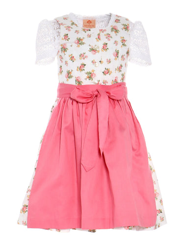 Kinderdirndl mit passender Spitzenbluse
