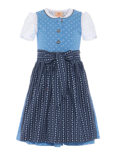 Kinderdirndl mit passender Spitzenbluse