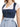 Dirndl aus Baumwolldruck mit Streifenschürze