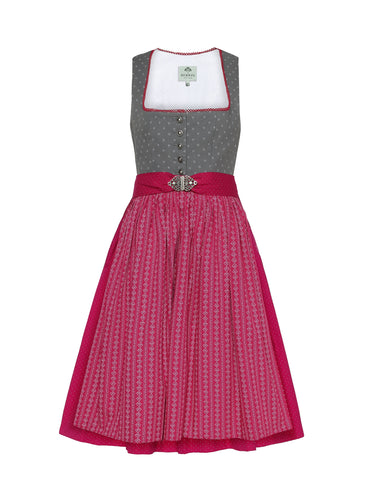 Dirndl aus klassischen Baumwolldrucken