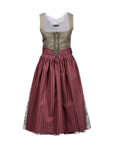 Dirndl mit Paisleyrock und Froschmaul