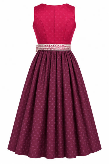 Umstandsdirndl aus Baumwolle mit flexiblem Band