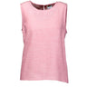 Bluse ohne Arm, Fischgratstoff