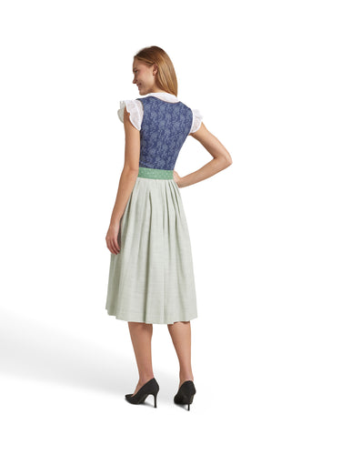 Spitzen-Dirndlbluse mit Flügelarm