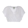 Dirndlbluse aus besticktem Shirtstoff