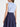 Bluse aus schmalem Streifen ohne Arm