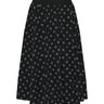 Tellerrock aus Baumwolldruck mit Stretchbund