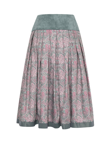 Rückseite Passenrock mit Cord-Passe