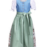 Kinderdirndl mit Leinenoberteil