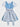 Kinderdirndl mit Bluse aus Trachtendrucken