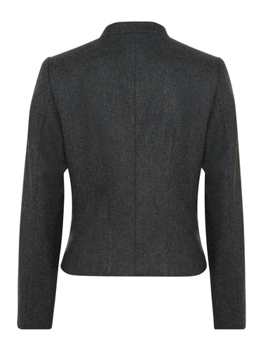 Rückseite Lodenjacke mit Stehkragen