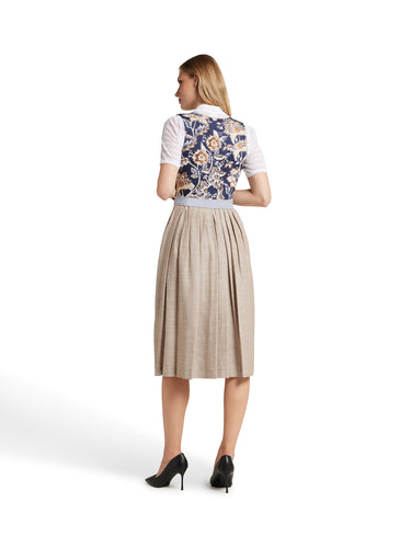 Dirndl mit Blumendruck-Oberteil