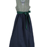 Umstandsdirndl mit Leinenoberteil