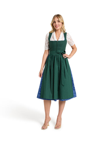 Dirndl mit Leinen-Oberteil