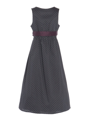 Rückseite Umstandsdirndl mit grafischem Muster