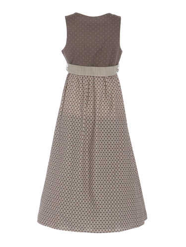 Rückseite Umstandsdirndl aus klassischen Stoffen