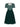 Bedrucktes Dirndl mit Cordschürze und Ballonärmel