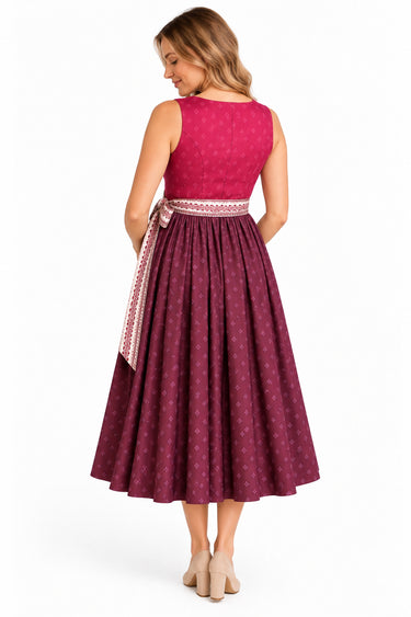 Umstandsdirndl aus Baumwolle mit flexiblem Band