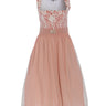 Jacquard-Dirndl mit Organzaschürze