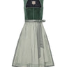Dirndl mit Samt-Oberteil und Jacquard-Rock