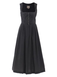 BERWIN Dirndl mit Jaquard-Mieder und Knopfleiste